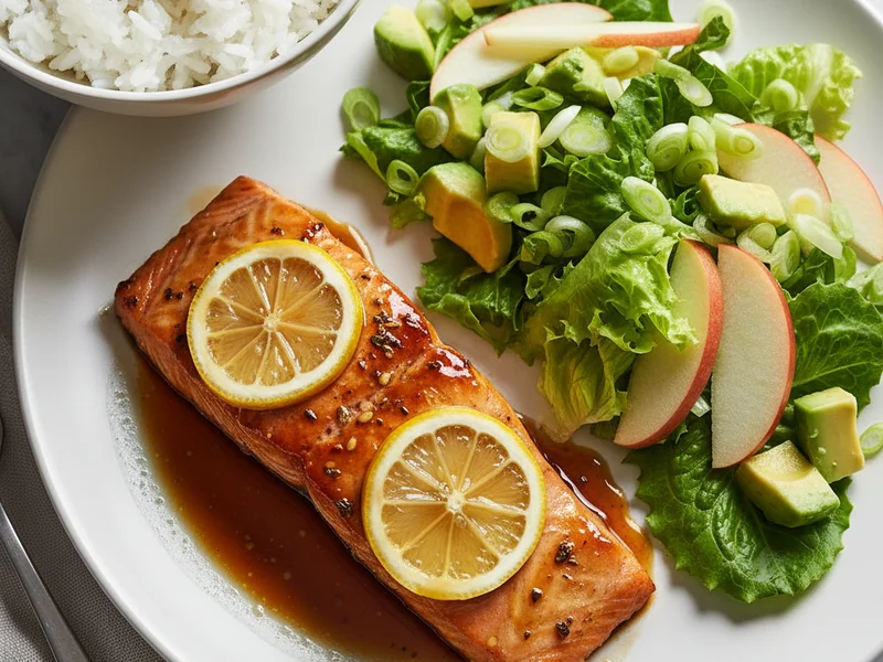 Ovnsbakt laks med sitron