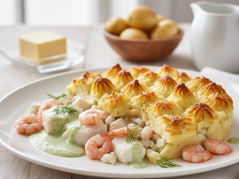 Catarinas luksuriøse fiskegrateng